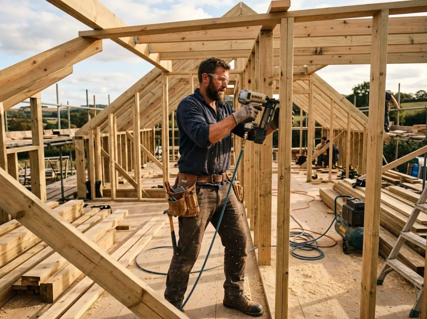 Trade worker in build and construction